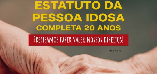 Jornal da Admap destaca os 20 anos do Estatuto da Pessoa Idosa