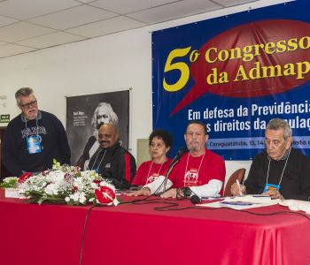 5º Congresso da Admap fortalece organização de aposentados e pensionistas